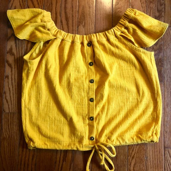 Madewell off-the-shoulder Texture and Thread top - Picture 5 of 8